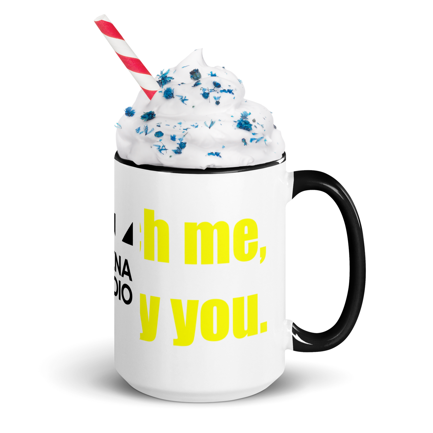 If you touch me, I will marry you. [Mug with Color Inside]