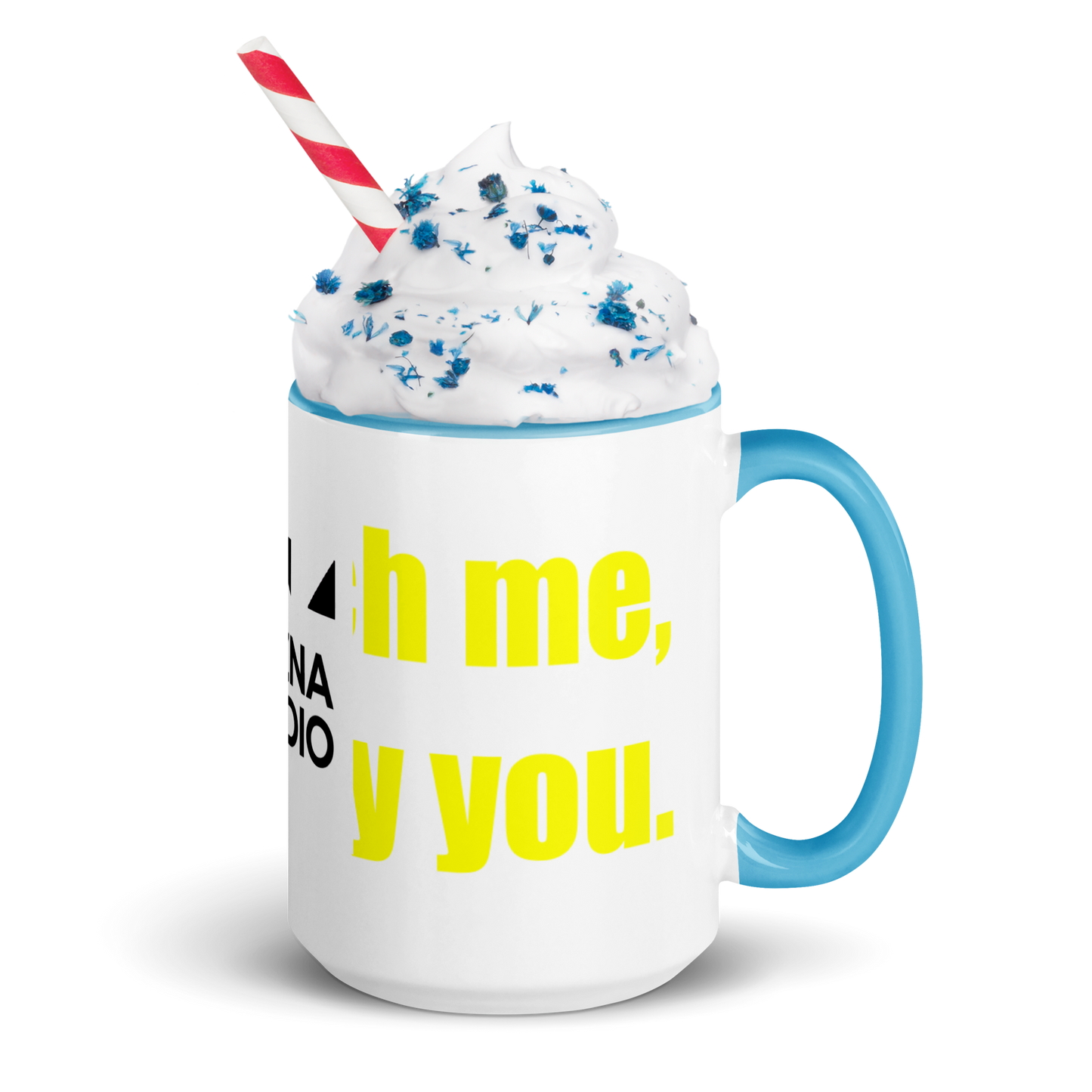 If you touch me, I will marry you. [Mug with Color Inside]