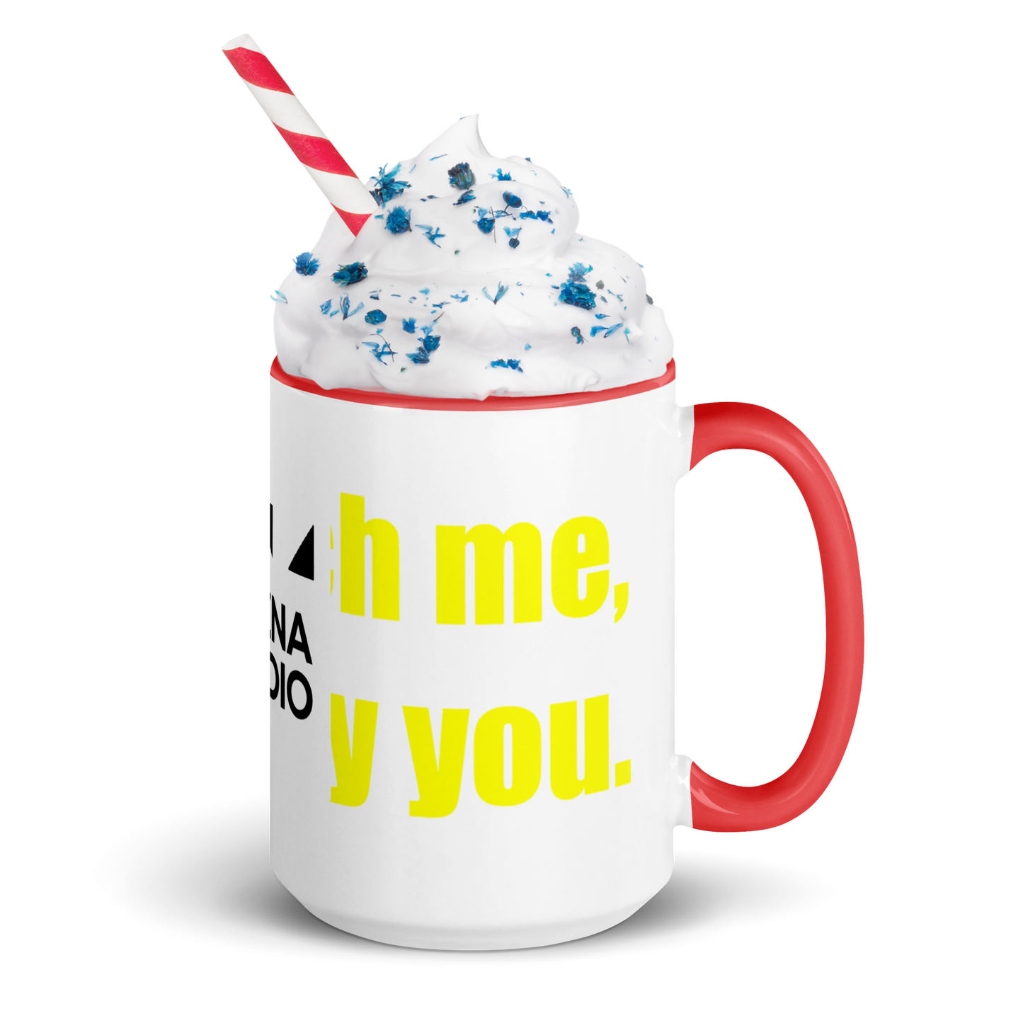 If you touch me, I will marry you. [Mug with Color Inside]